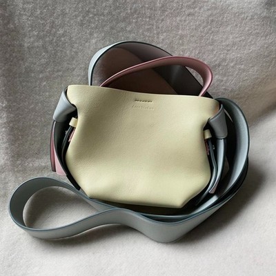 RARE   Acne Studios Musubi Micro Pastel Bag   Blue, yellow, pink