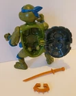 Vintage 1990 Playmates Teenage Mutant Ninja Turtles TMNT Storage Shell Leonardo
