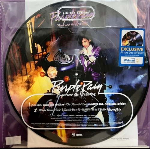 Prince and the Revolution - Purple Rain Picture Disc w/Poster NEW Sealed LP