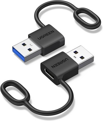 UGREEN USB auf USB C Adapter (2 Stück) 10Gbps Adapter mit einem