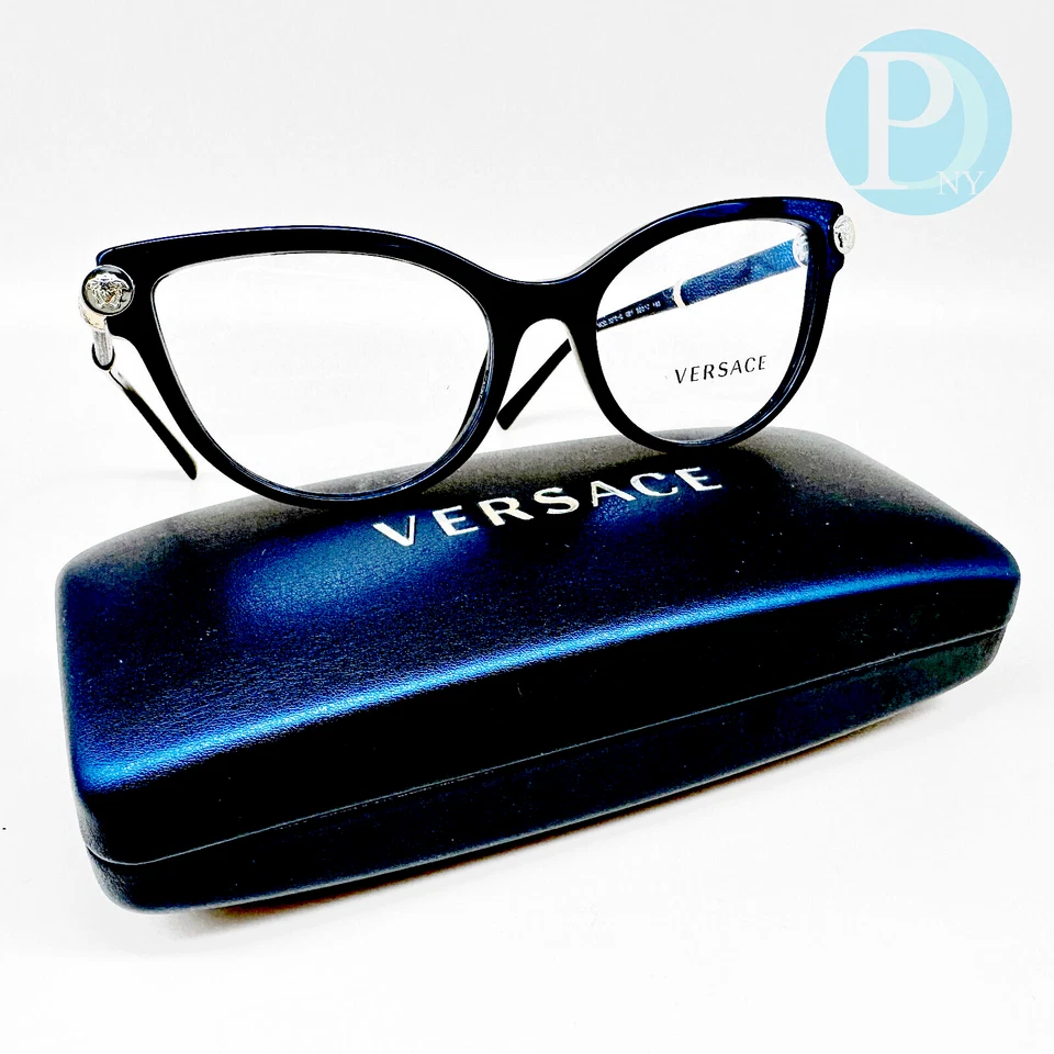 Versace VE 3270 Q GB1 черный женские очки 52-17-140 мм оригинальный 100% Италия - Изображение 2 из 4