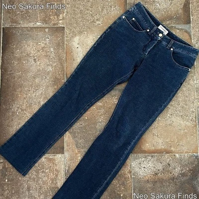 Pantalones de mezclilla CHANEL algodón matelasse bolsillo azul talla 36, cint... - Imagen 1 de 4