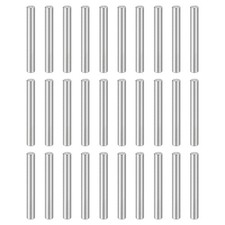 100pcs Dowel Pins M3(3mm) x 28mm Stainless Steel Shelf Support Peg Pin Rod