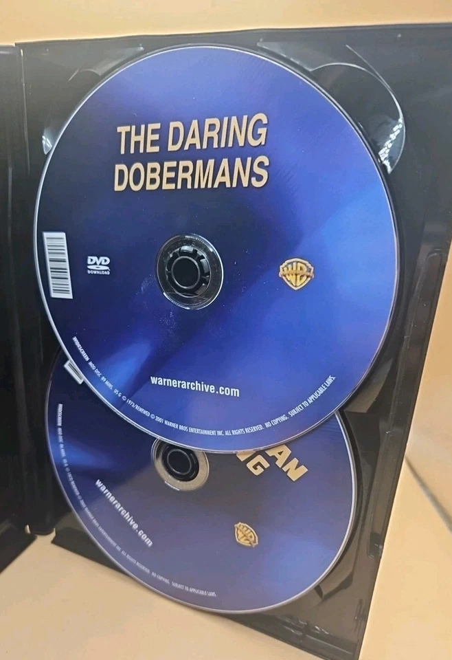 The Doberman Gang (1972) & The Daring Dobermans (1973) [2 DVDs, Warner Archives] - Image 2 of 3