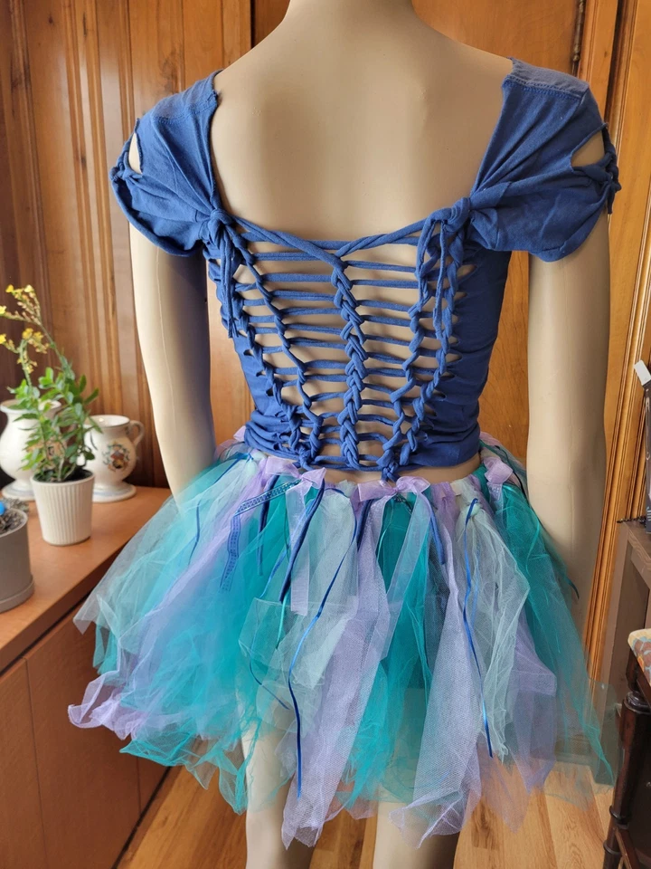 Mujer/Junior Pequeño Sirena Colores Baile Disfraz/Traje Halloween Foto 2 de 4