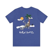 Outlaw Surf Skeleton Chillin T-Shirt
