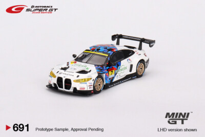 かすみ様限定MINI GT BMW M4 GT3 #7 Studie x CSL 1/64 MINI GT M4 GT3 #7 BMW Team Studie x CSL 2022 Super GT Series
