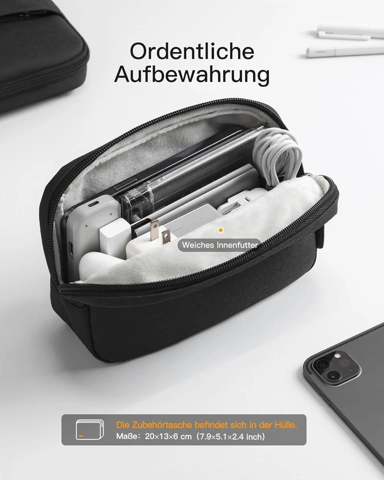 Inateck 360° Schutz Laptoptasche 14 Zoll MacBook M1/M2/M3 M4Pro/Max 2021-2024 - Bild 4 von 4