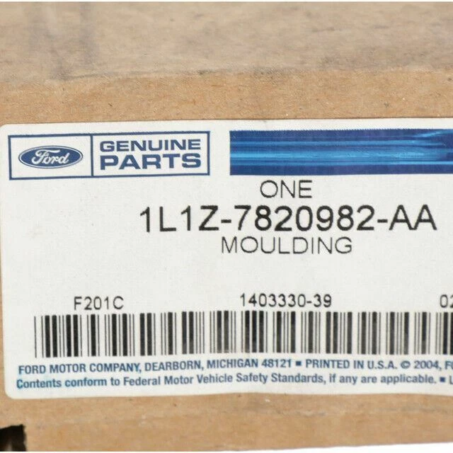 OEM NEW 1997-2002 Ford Passenger Side Door Window Frame Molding 1L1Z7820982AA - Image 2 of 4