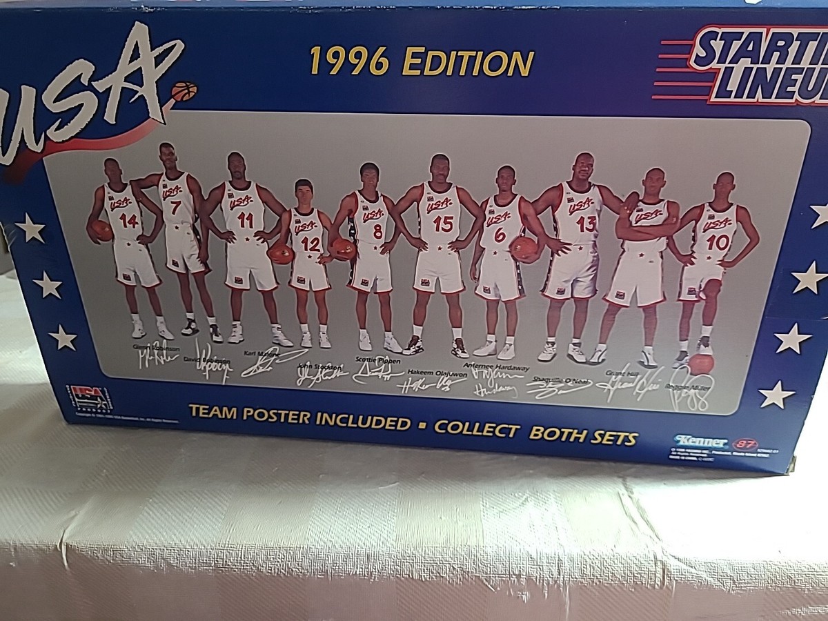❖USAドリームチームフィギュア❖1996年　未開封美品　コレクションに Amazon.co.jp: 1996年 USA ドリームチーム フィギュア 10体