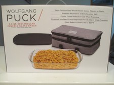 WOLFGANG PUCK 3.6 QT Rectangular Glass Baking...