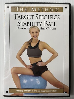 The Method - Target Specifics: Stability Ball (DVD, 2003, FF, Region 1). NEW.