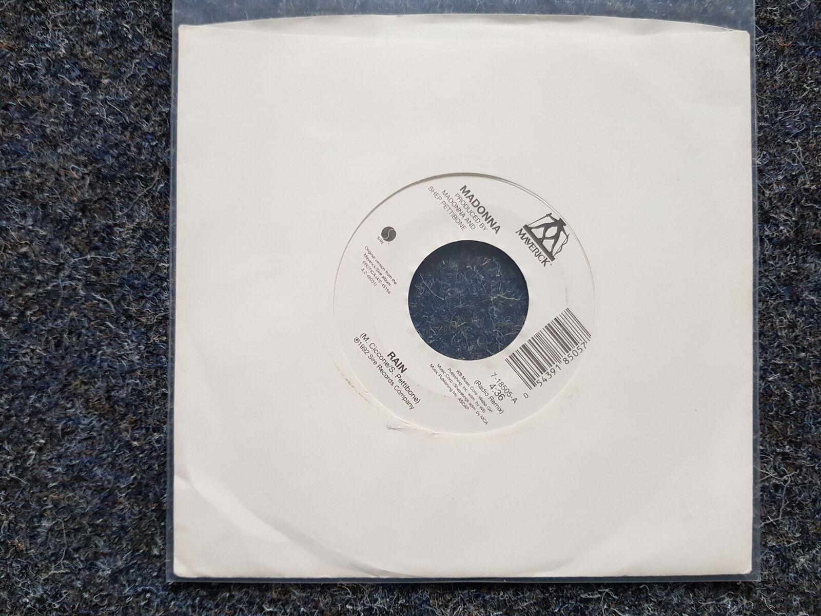 7"" Single Vinyl Madonna - Rain/ Waiting US