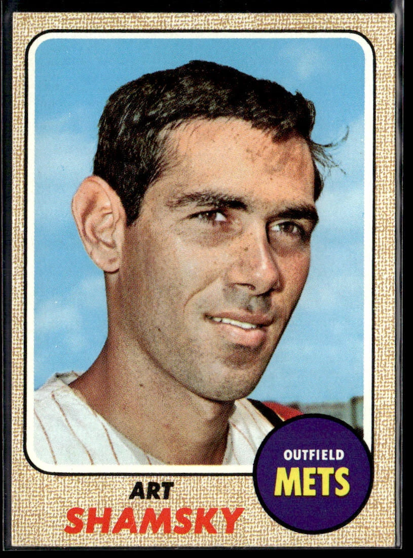 1968 Topps Art Shamsky #292 New York Mets G/VG/EX