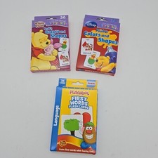 NEW Lot of 3 Disney & Playskool Winnie The Pooh 36 illustrated flash cards 