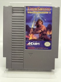 IronSword: Wizards & Warriors II (NES, 1989) Authentic Cart Tested Repro Box