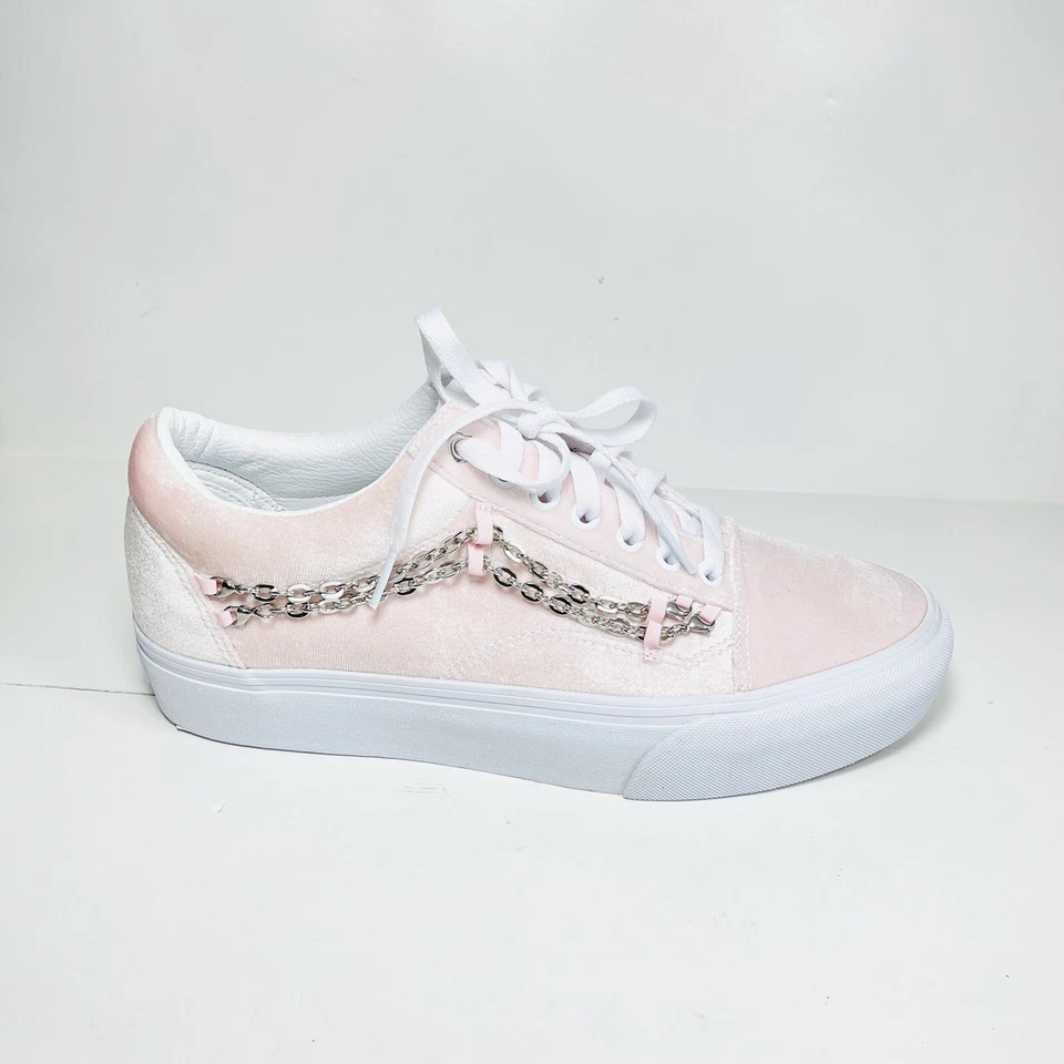 Vans Old Skool Platform Sneakers Chain Bride Silver Men’s 10 Women’s 11.5 New - Image 3 of 4