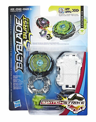 Beyblade Burst Turbo SwitchStrike - Caynox C3 - D53/TD09 Starter Pack New
