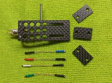 SHELL HEADSHELL THORENS TP 50 NON-RESONANT TITANIUM + CARBON + OCC LITZ CABLES