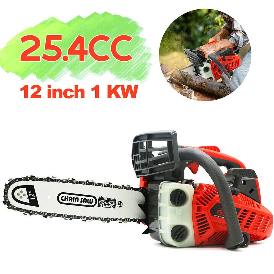 JPNTECH Gas Chainsaw 12 Inch Top Handle Chainsaw 25.4CC 2