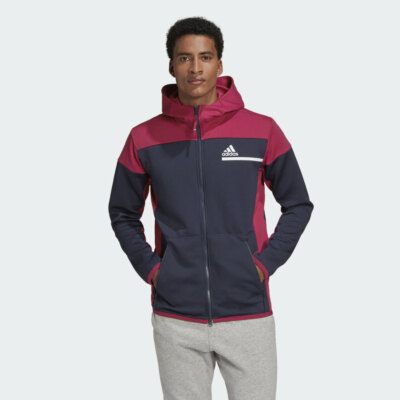 adidas Men's Z.N.E. AEROREADY Full-Zip Sweatshirt FT6131 | eBay