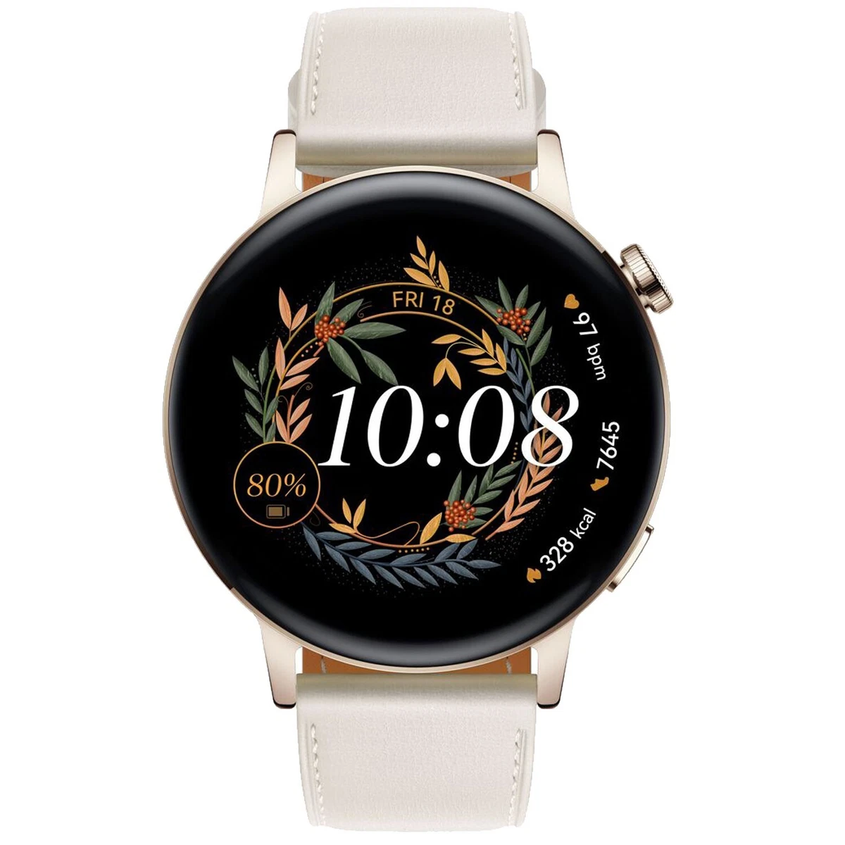 Huawei Watch GT 3 (42mm) White GPS + Bluetooth Smartwatch NEW | eBay