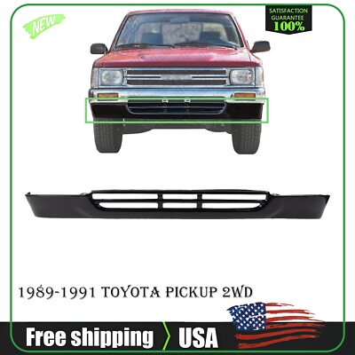 1989 Toyota Pickup Grill Front Bumper Bracket Set (Left & Right) For 1989-1991 Toyota Pickup 4WD - Steel, Black 1994 Toyota Pickup Front Bumper - Foto 9