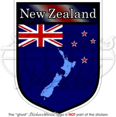 NEUSEELAND Schild 100mm Vinyl Aufkleber