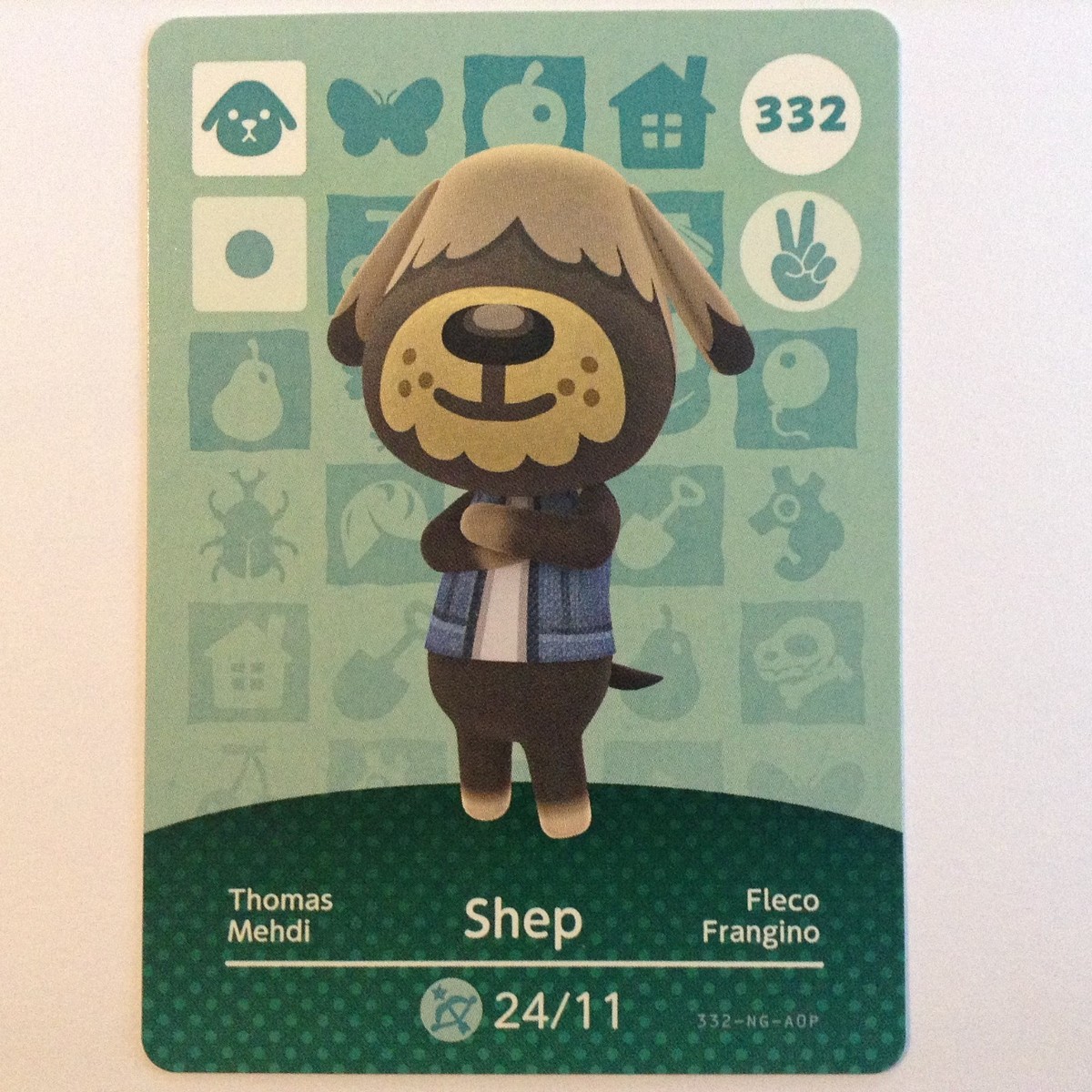 Animal Crossing Amiibo Card 396 Simon Series 4 EU New - Foto 4