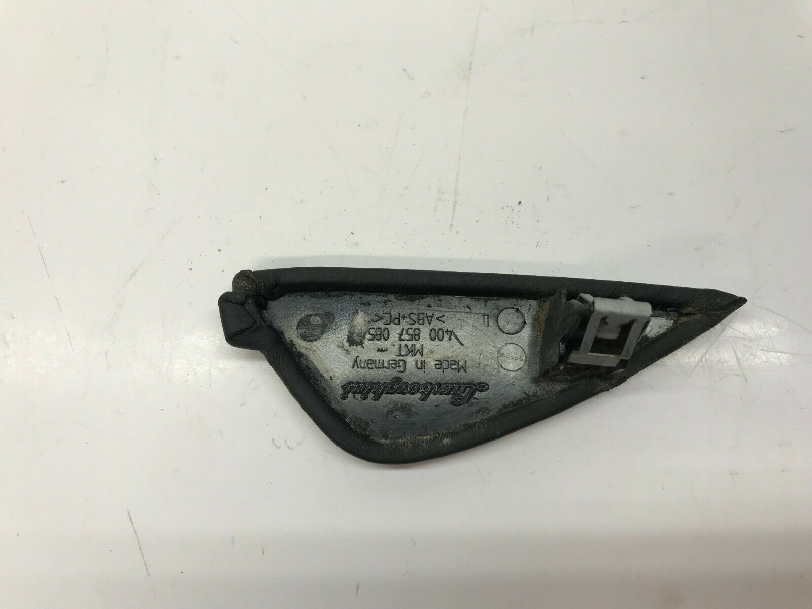 LAMBORGHINI GALLARDO LH DRIVER LEFT DASHBOARD END COVER OEM 400857085