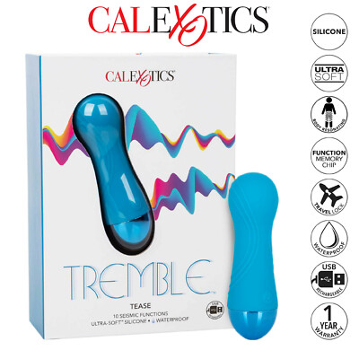 CalExotics Soft Round Tip Vibrator Tremble Tease Vibrator Waterproof Toy