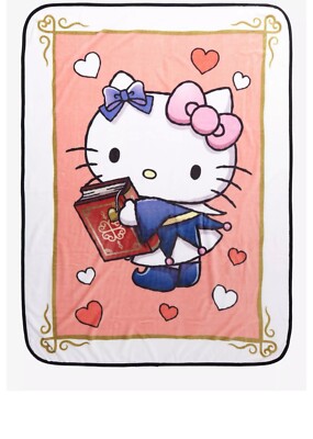 Hello Kitty Magic Card Throw Blanket