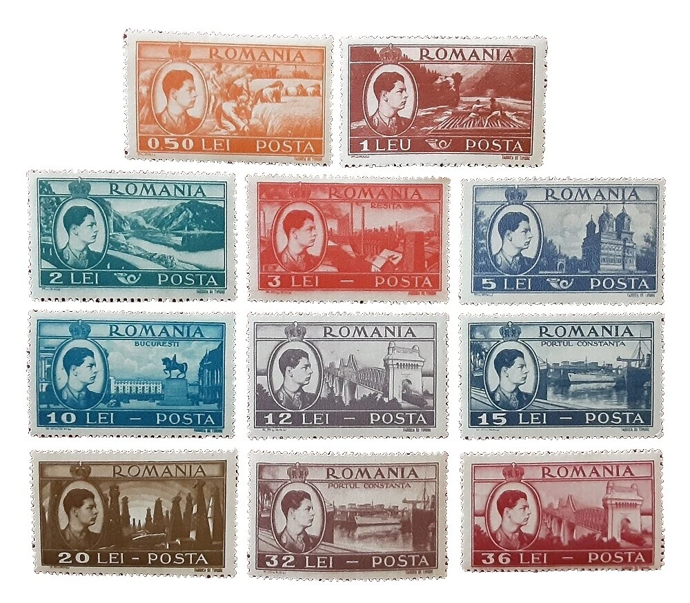 Mint Never Hinged/MNH Postage Romanian Stamps
