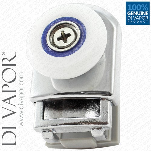 Di Vapor (R) Spring Shower Door Cam Wheels 6mm to 8mm Glass Rollers