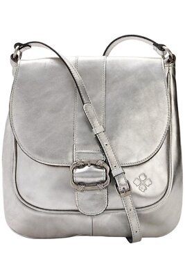 Patricia Nash Roana N/S Belted Leather Crossbody Antique  display picture 2