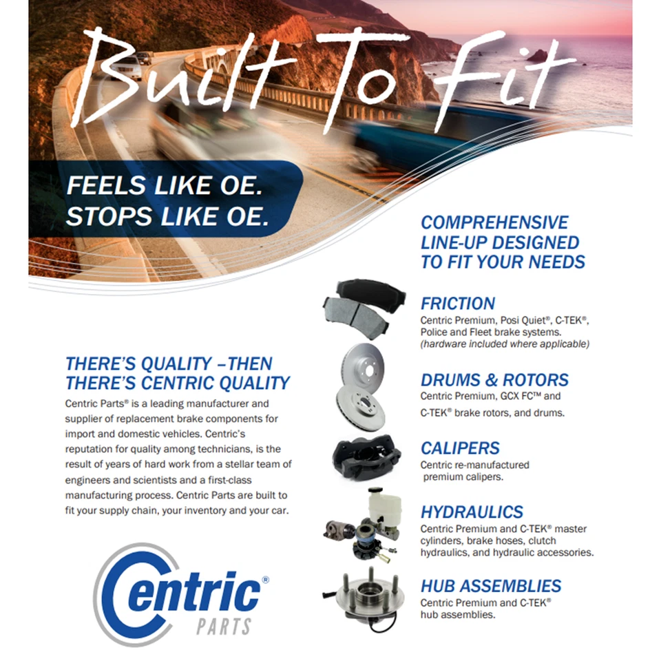 Taladro deportivo Stoptech Centric Select/rotor de freno ranurado para Nissan Rogue 02-19 Foto 3 de 4