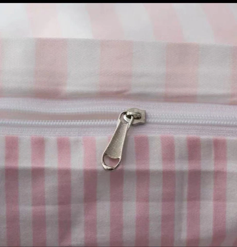 Pink cotton Twin Size For Kids Room Girl’s duvet cover 2 Pieces set Cute - Image 4 of 4