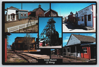 World Museum of Mining Butte Montana MT Hell Roaring Gulch 6x4 Postcard B20
