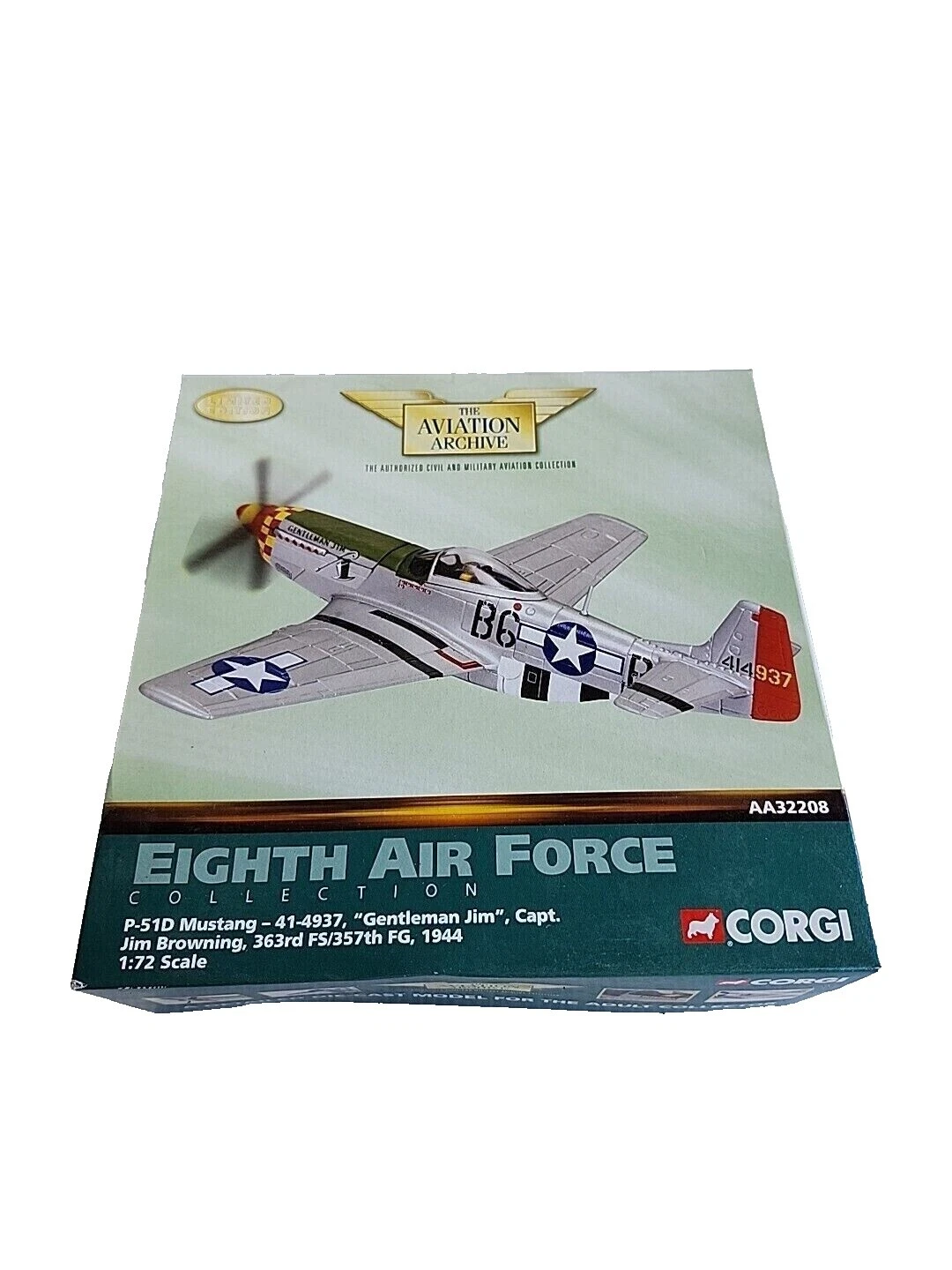 Corgi aviones y naves espaciales diecast escala 1:72 con caja sin abrir