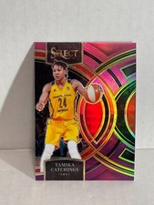 2024 Select WNBA Tamika Catchings Premier Level Pink Purple Prizm /99 - Fever