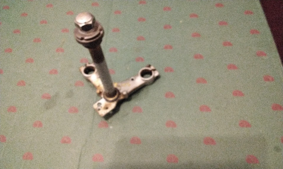 Honda SL100 1972 triple abrazadera de árbol sl 100 SL100 Foto 2 de 2