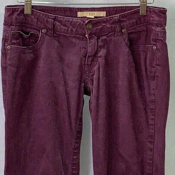 XXI Purple Slim Straight Jeans - 28 (32x32) | eBay