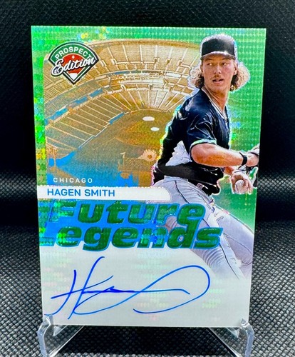 Hagen Smith 2024 Panini Prospect Edition Future Legends Auto Green Holo 22/25
