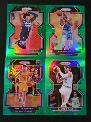 2021-22 Prizm Basketball Veteran GREEN PRIZMS 1-241 You Pick - 2 Card Minimum