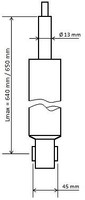 KYB 3448025 Shock Absorber For Audi Seat Skoda VW