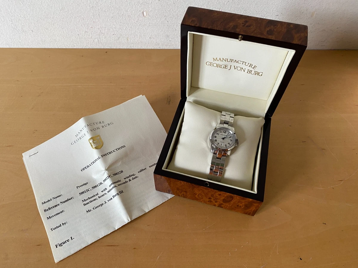 George von burg watches new arrivals