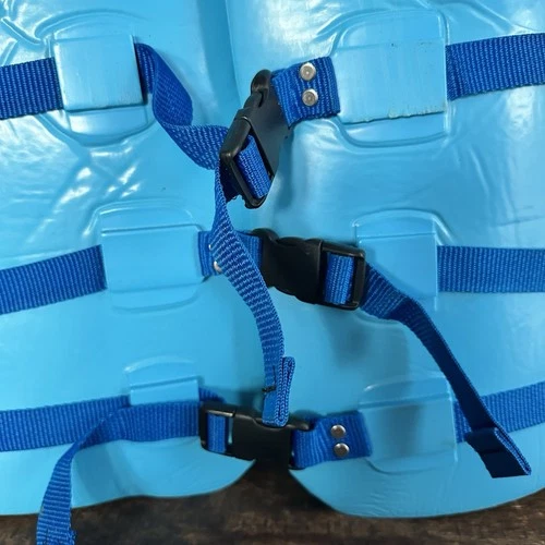 TRC Recreation Super Soft Life Jacket  Medium Vinyl Coated Foam Swim Vest Blue image 3