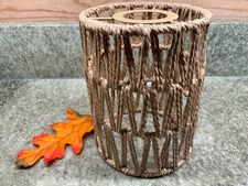 Lamp Shade Replacement Clip on Rattan Bamboo Table Lampshade Modern