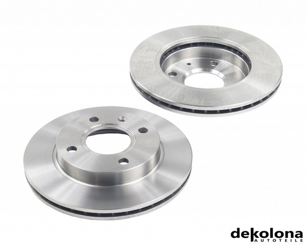 Bosch Bremsscheiben FüR Mazda 121, Ford Escort Cabriolet Fiesta KA Puma 89-08-image