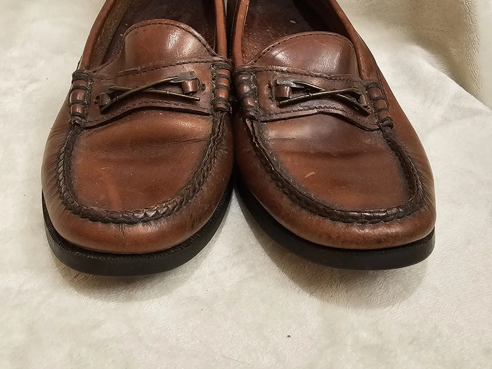 Sebago Penny Loafers Women's Size 8M Brown Shoes USA Made 43-552 Pre-owned  - Image 3 of 4